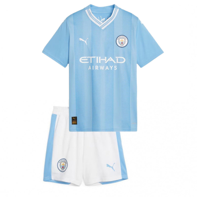 Kids Manchester City Home Kit 2023/2024