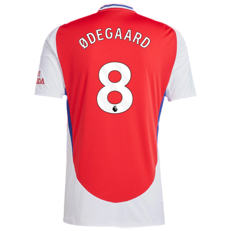 #8 Oodegard Arsenal Home Jersey 2024/2025 - Red and White