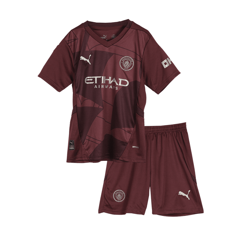 Kids Manchester City Third Kit 2024/2025 UCL