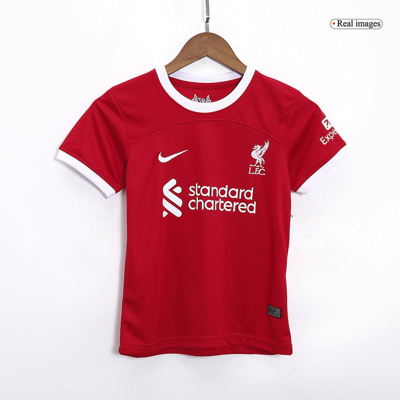 Kids Liverpool Home Kit 2023/2024