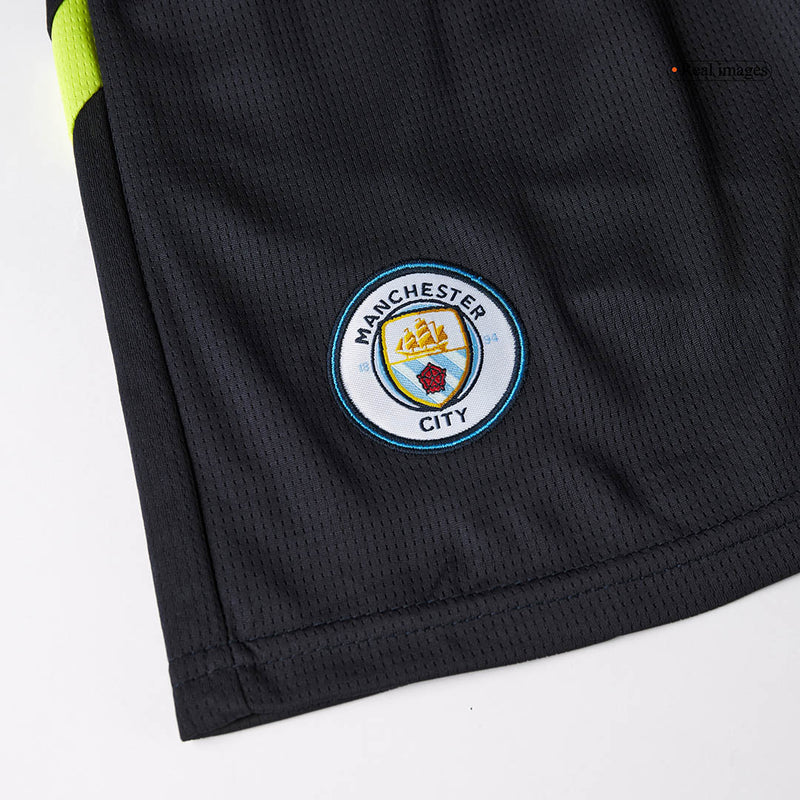 Kids Manchester City Away Kit 2024/2025 UCL