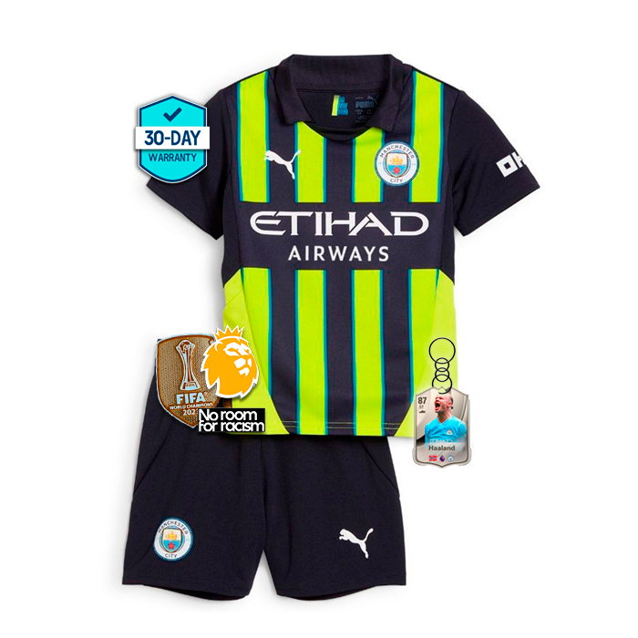 Kids Manchester City Away Kit 2024/2025