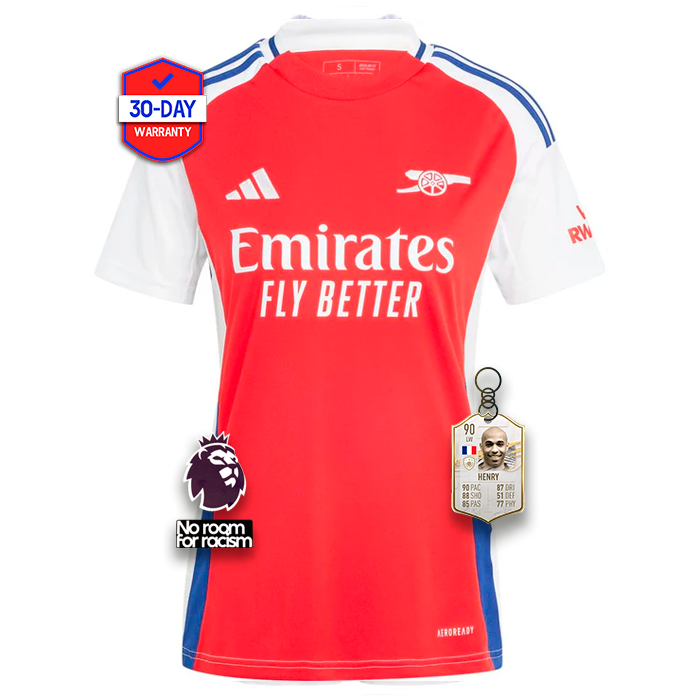 Women Arsenal Home Jersey 2024/2025 - Red and White