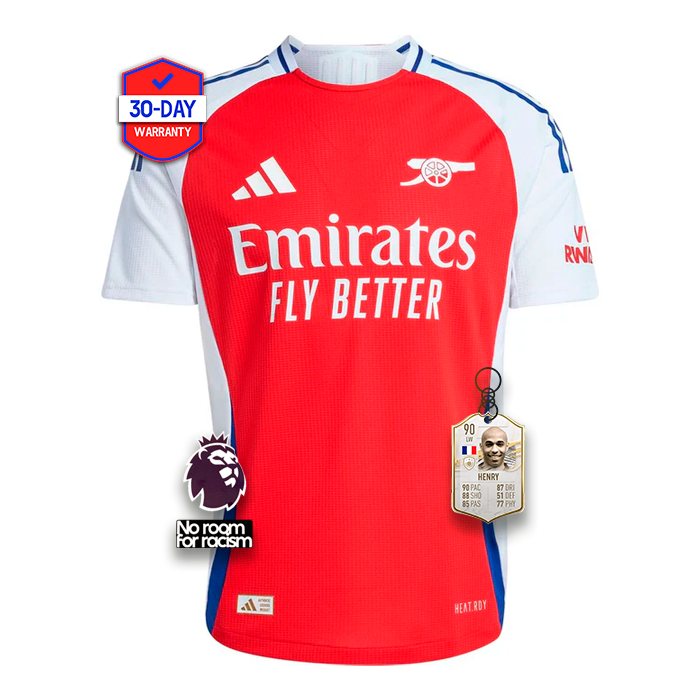 Arsenal Player Jersey Home 2024/2025 - Red and White