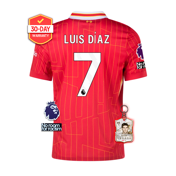 #7 LUIS DIAZ Liverpool Home Jersey 2024/2025 - Red