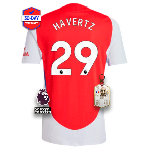 #29 Havertz Arsenal Home Jersey 2024/2025 - Red and White