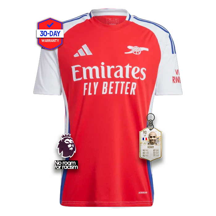 Arsenal Home Jersey 2024/2025 - Red and White + 5 GIFTS