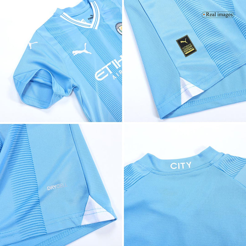 Kids Manchester City Home Kit 2023/2024