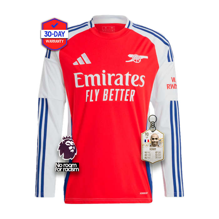 Arsenal Home Jersey 2024/2025 Long Sleeve - Red and White