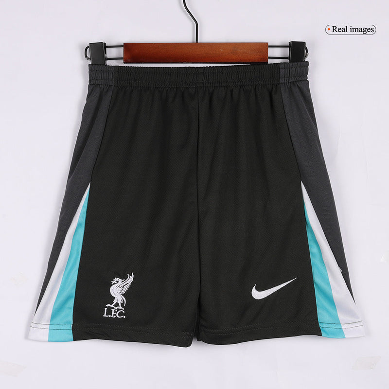 Kids Liverpool Away Kit 2024/2025 - Black