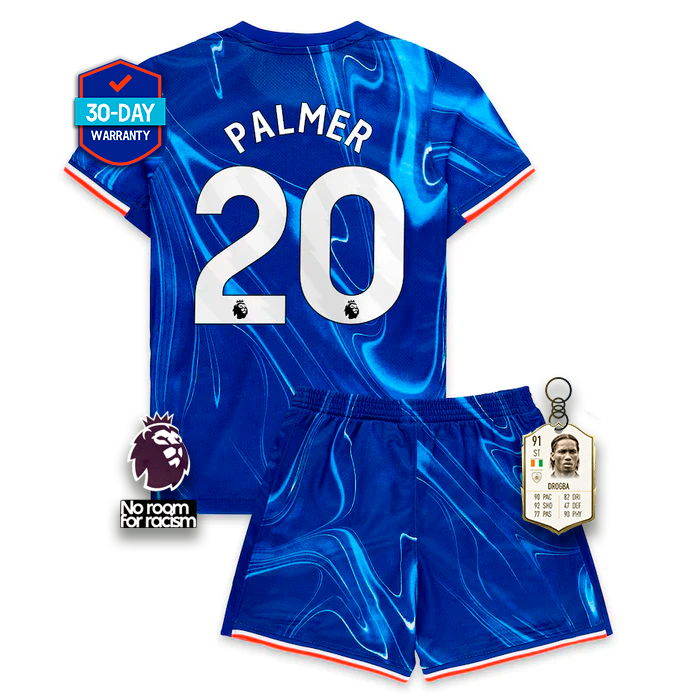 #20 Cole Palmer Kids Chelsea Home Kit 2024/2025 - Blue