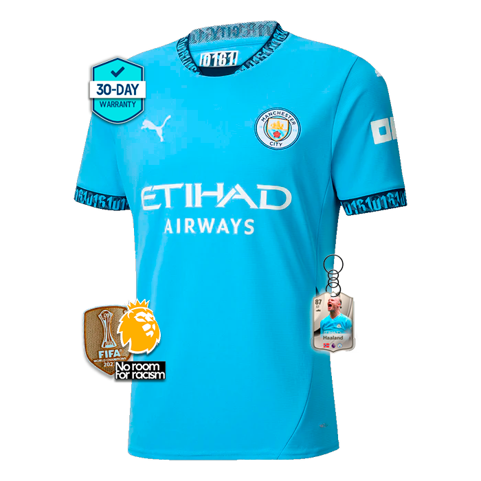 Manchester City Home Jersey 2024/2025 - White Blue