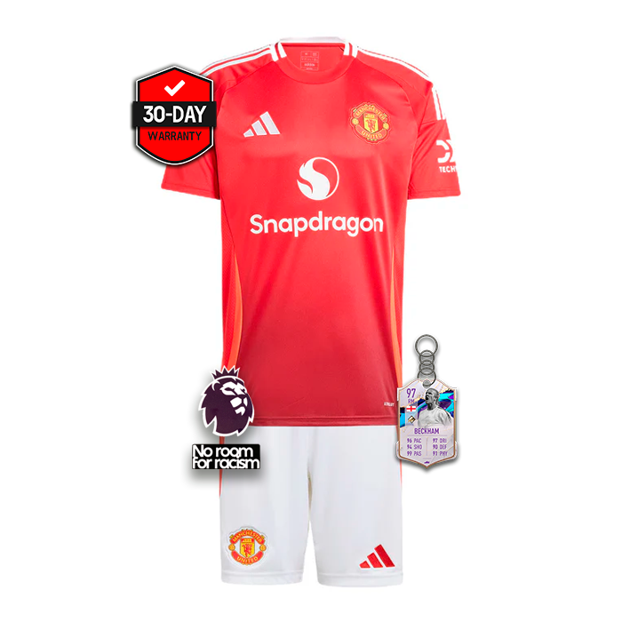 Kids Manchester United Home Kit 2024/2025 - Red