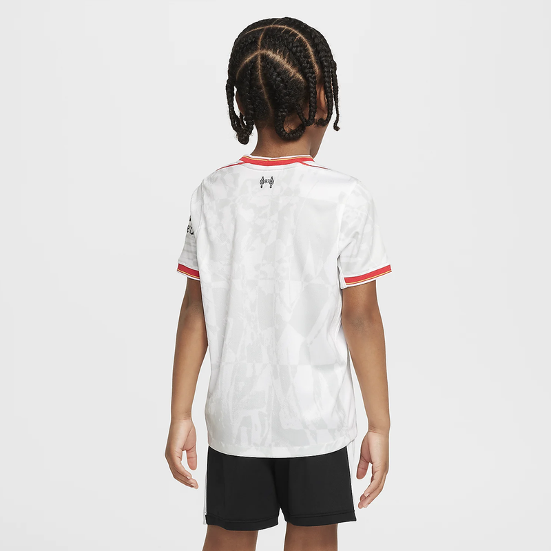 Kids Liverpool Third Kit 2024/2025 - White