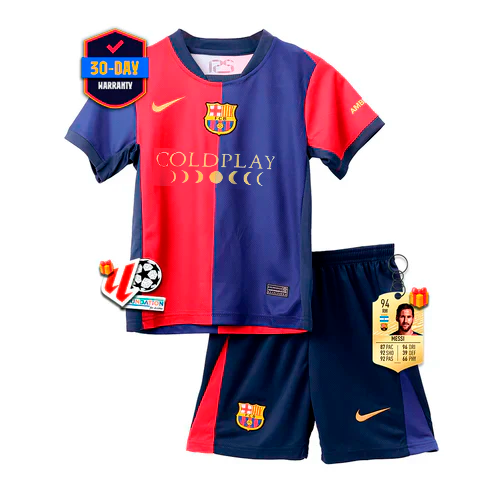 Kids Kit Barcelona Home 2024/2025 Special ColdPlay