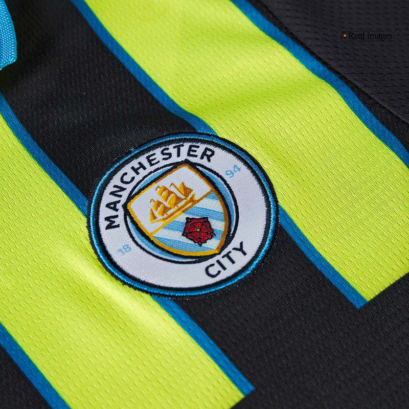 Kids Manchester City Away Kit 2024/2025 UCL