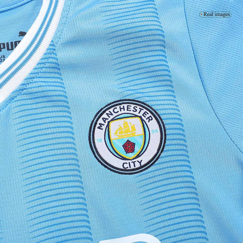 Kids Manchester City Home Kit 2023/2024