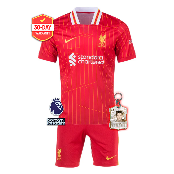 Kids Liverpool Home Kit 2024/2025 - Red