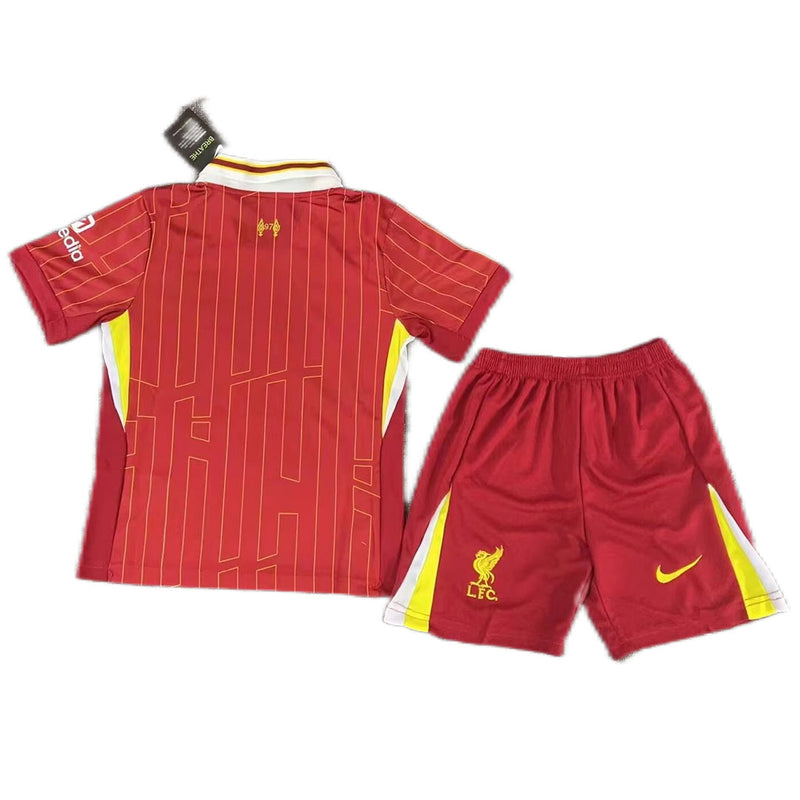 Kids Liverpool Home Kit 2024/2025 - Red