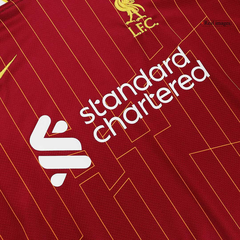 #4 VIRGIL VAN DIJK Liverpool Home Jersey 2024/2025 - Red