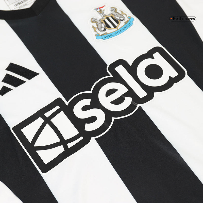 Newcastle United Player Jersey Home 2024/2025 - Black and White