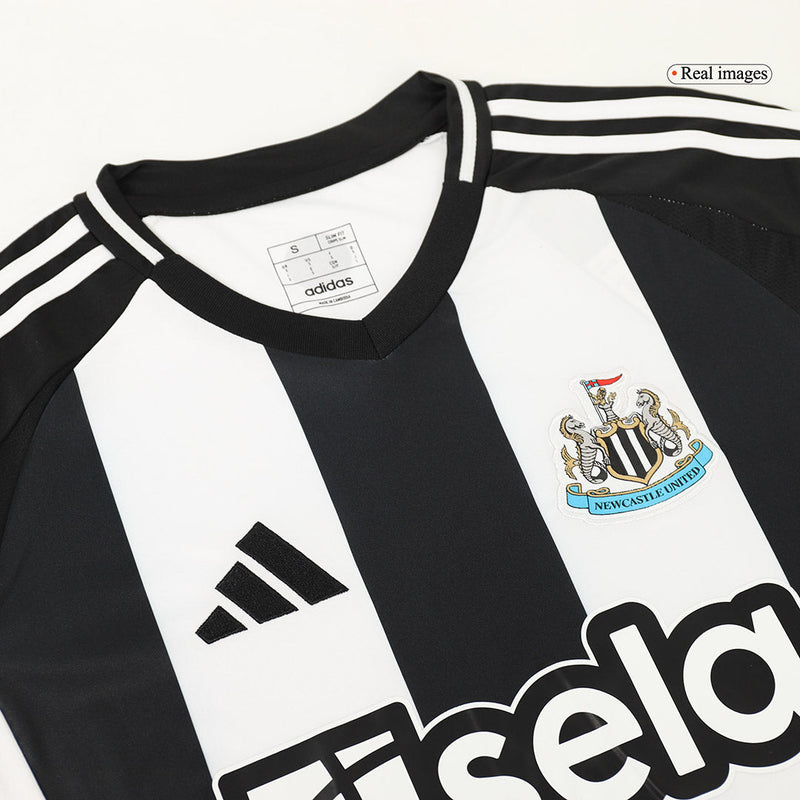 Newcastle United Player Jersey Home 2024/2025 - Black and White