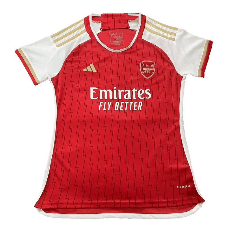 Women Arsenal Home Jersey 2023/2024 - Red and White