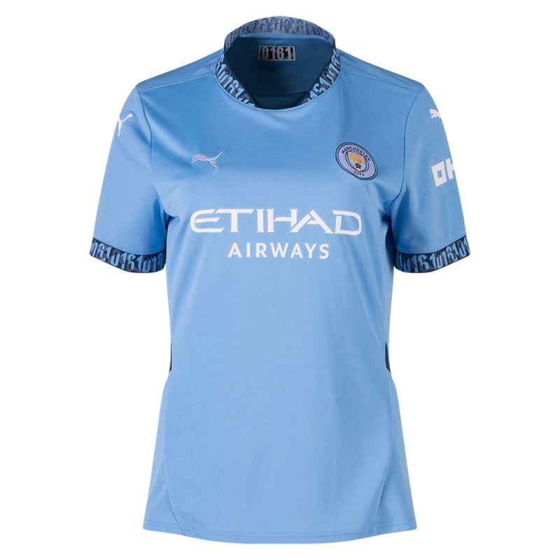 Women Manchester City Home Jersey 2024/2025 - White Blue