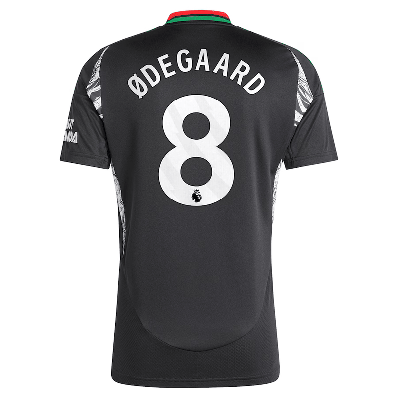 #8 Odegaard Jersey Arsenal Away 2024/2025 - Black