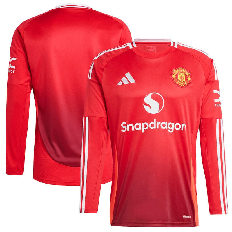 Manchester United Home Jersey 2024/2025 Long Sleeve